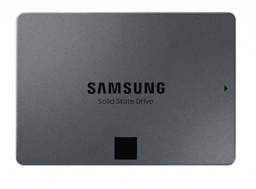 Samsung  
         
       SSD||870 QVO|4TB|SATA 3.0|Write speed 530 MBytes/sec|Read speed 560 MBytes/sec|2,5"|TBW 1440 TB|MTBF 1500000 hours|MZ-77Q4T0BW image 1