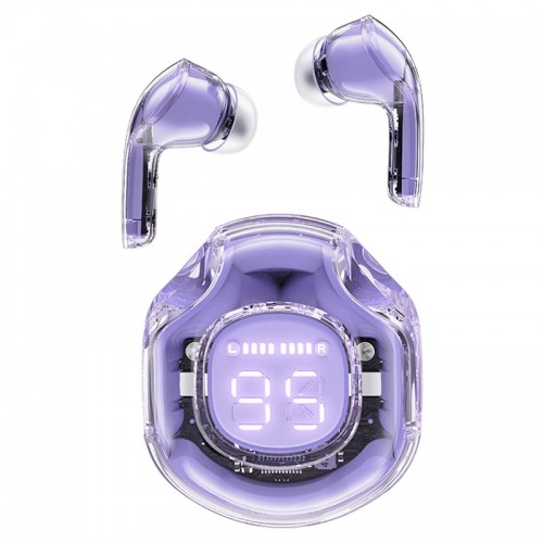 Acefast T8 Bluetooth TWS wireless headphones purple image 1