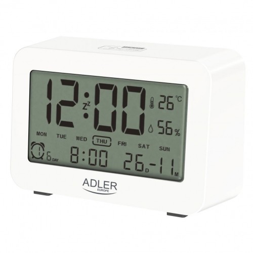 Adler  
         
       Alarm Clock AD 1196w White, Alarm function image 1