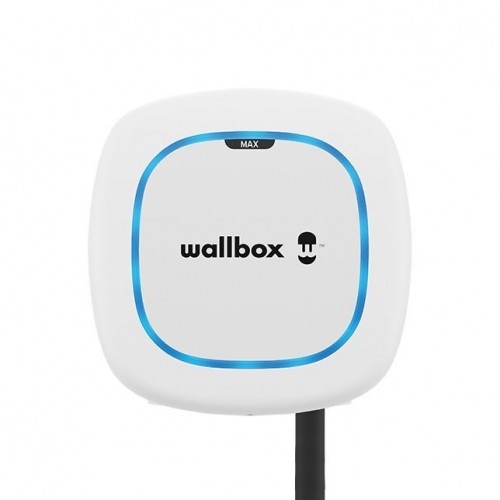 Wallbox  
         
       Pulsar Max Electric Vehicle charge, 5 meter cable Type 2, 22kW, OCPP + DC, White image 1