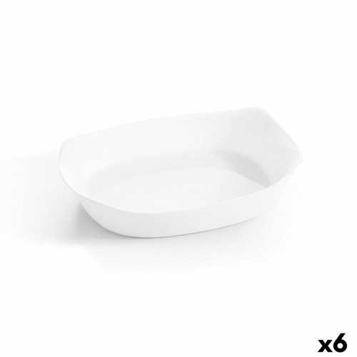 Поднос Luminarc Smart Cuisine Прямоугольный Белый Cтекло 30 x 22 cm (6 штук) image 1