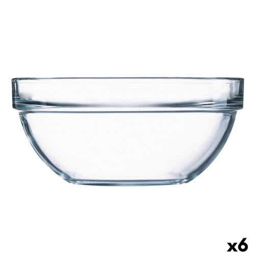 чаша Luminarc Прозрачный Cтекло Ø 17 cm (6 штук) image 1