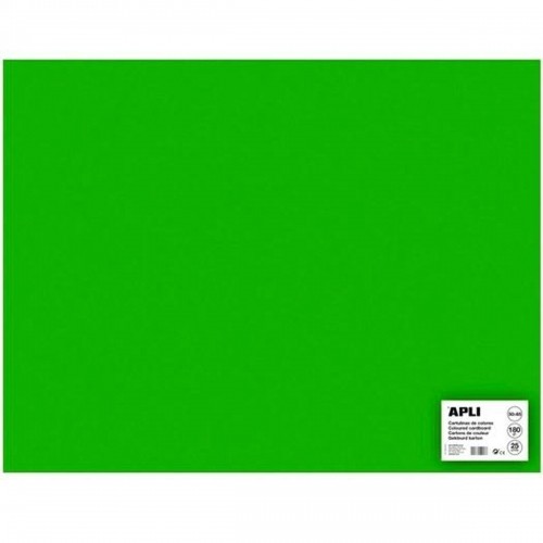 Картонная бумага Apli Зеленый 50 x 65 cm (25 штук) image 1