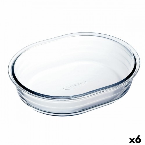 Форма для выпечки Ô Cuisine Овальный Прозрачный 25 x 20 x 6 cm (6 штук) image 1