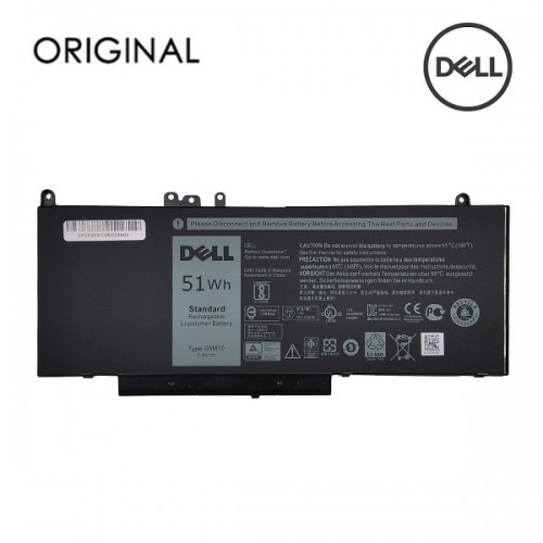 Notebook battery, DELL G5M10, 51Wh, Original image 1