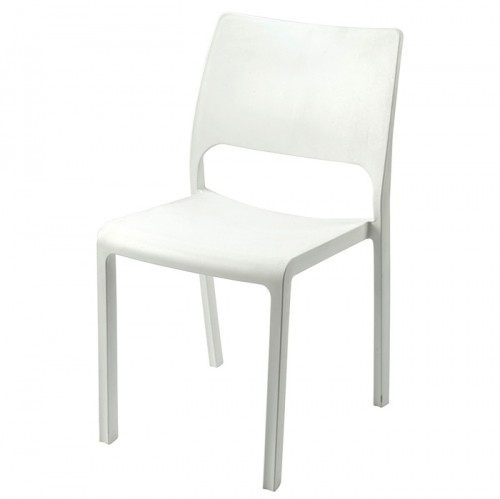 Krēsls Breva 46.5x52.5x82cm balts image 1