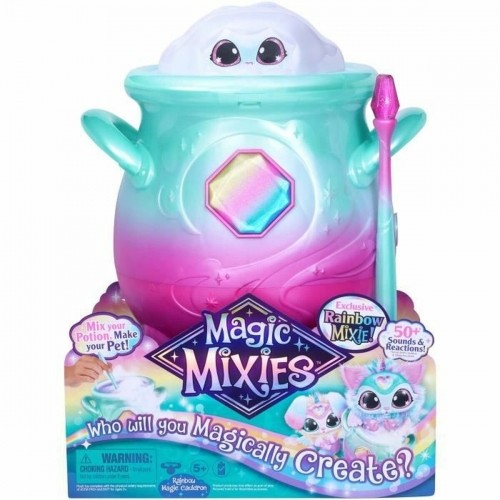 Oriģinālas frāzes Moose Toys My Magic Mixies Daudzkrāsains Interaktīvs Pūkaina Rotaļlieta image 1