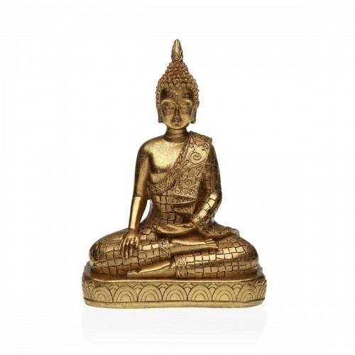 Декоративная фигура Versa Позолоченный Будда 8 x 23 x 15,5 cm Смола image 1