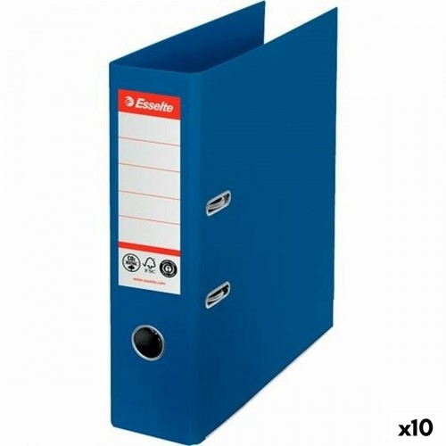 Рычажный картотечный шкаф Esselte 72 x 31,8 x 29 cm Синий A4 (10 штук) image 1