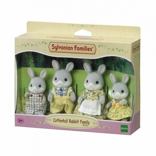 Набор кукол Sylvanian Families Family Gray Rabbit image 1