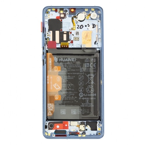 Huawei P30 PRO LCD Display + Touch Unit + Front Cover Breathing Crystal (Service Pack) image 1