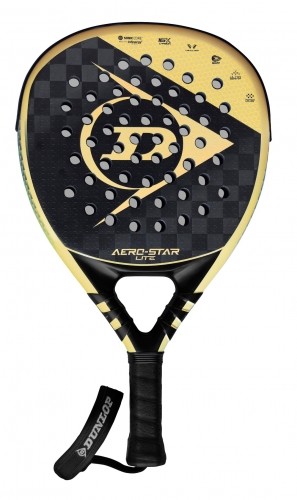 Padel tennis racket Dunlop AERO-STAR LITE 355g professional 16K-Carbon Diamond Soft image 1