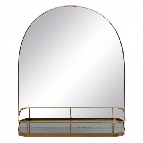 Bigbuy Home Sienas spogulis 40 x 12 x 46,5 cm Bronza Metāls image 1
