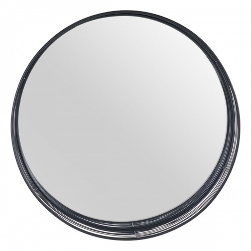Bigbuy Home Sienas spogulis 81 x 15,5 x 81 cm Melns Metāls image 1