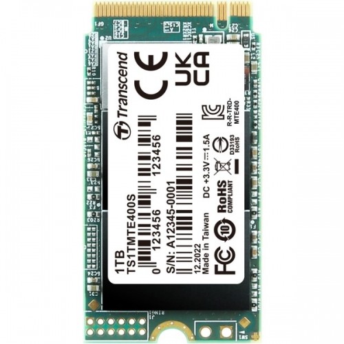 Transcend MTE400S 1 TB, SSD (PCIe 3.0 X4, NVME, M.2 2242) image 1