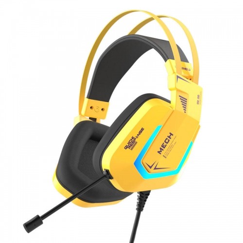 Gaming headphones Dareu EH732 USB RGB (yellow) image 1