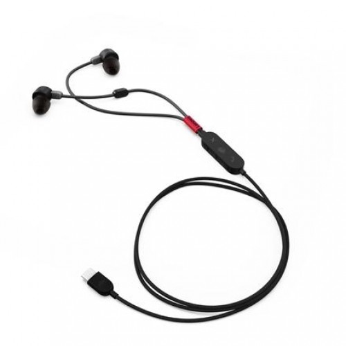 Lenovo Go USB-C ANC In-Ear Headphones (MS Teams) Built-in microphone, Black, Wired, Noise canceling image 1