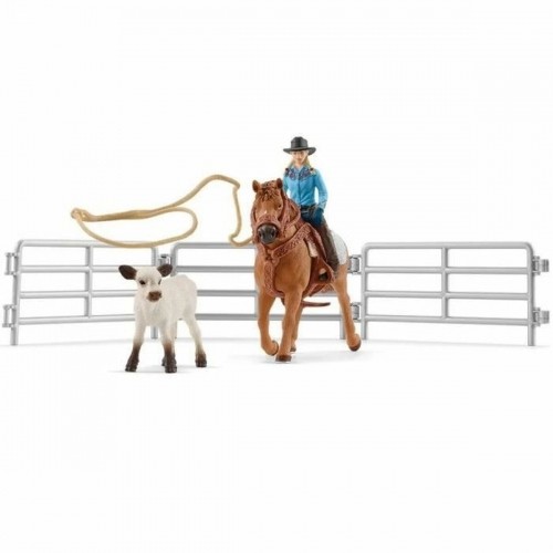 Lelle Schleich Cowgirl Team Roping Fun image 1