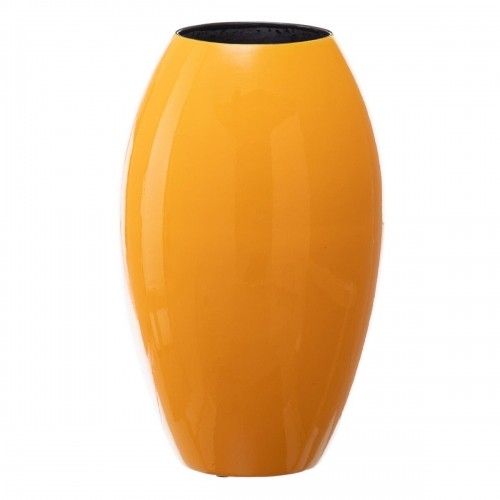 Bigbuy Home Vāze 21,5 x 21,5 x 36 cm Keramika Dzeltens image 1