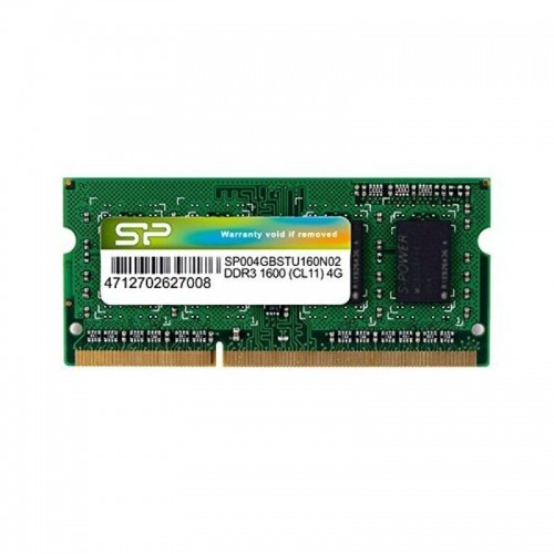 RAM Atmiņa Silicon Power SP004GBSTU160N02 SO-DIMM 4 GB DDR3 1600 mHz image 1