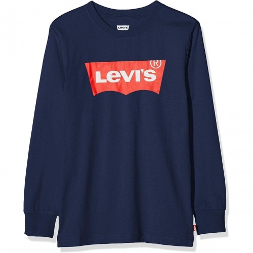 Bērnu Garpiedurkņu T-krekls Levi's Batwing Tumši zils image 1