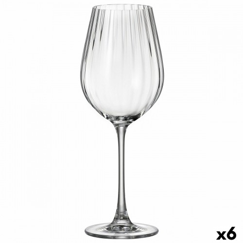 Vīna glāze Bohemia Crystal Optic Caurspīdīgs 500 ml 6 gb. image 1