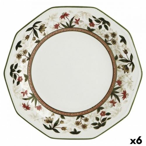 Плоская тарелка Queen´s By Churchill Assam Ziedu Keramika фаянс Ø 27 cm (6 gb.) image 1