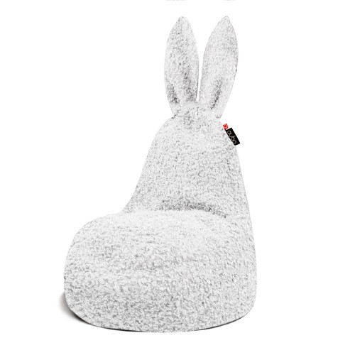 Qubo™ Daddy Rabbit Snowdrop FLUFFY FIT sēžammaiss (pufs) image 1