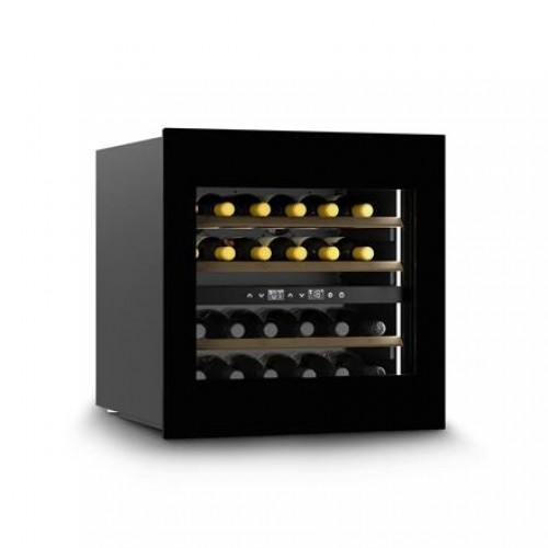 Caso Wine Cooler WineDeluxe WD 24 Energy efficiency class F, Built-in, Bottles capacity 24, Black image 1