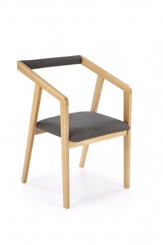 Halmar AZUL 2 chair, natural oak / grey image 1