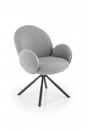 Halmar K498 chair, grey image 1