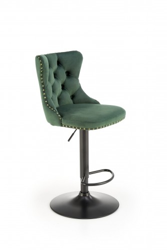 Halmar H117 bar stool, dark green image 1