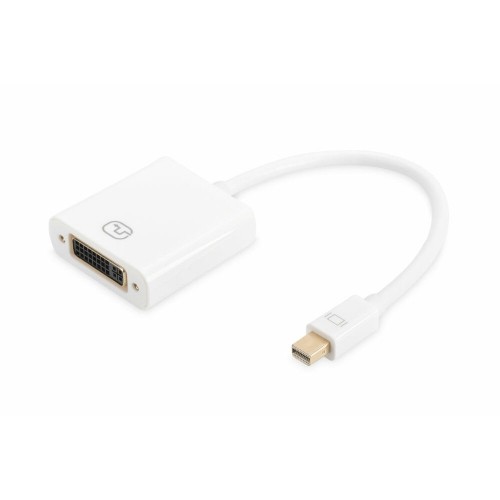 Адаптер Mini DisplayPort — DVI Digitus AK-340406-001-W Белый Чёрный image 1
