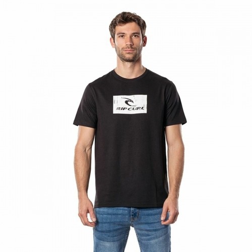 Vīriešu Krekls ar Īsām Piedurknēm Rip Curl Hallmark Melns image 1