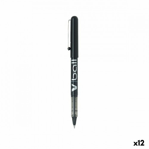 Pildspalva Roller Pilot V Ball 0,7 mm Melns (12 gb.) image 1
