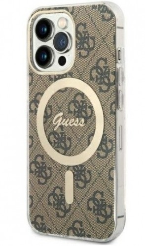 Guess  
       -  
       iPhone 13 Pro / 13 6.1 hardcase 4G MagSafe 
     Brown image 1