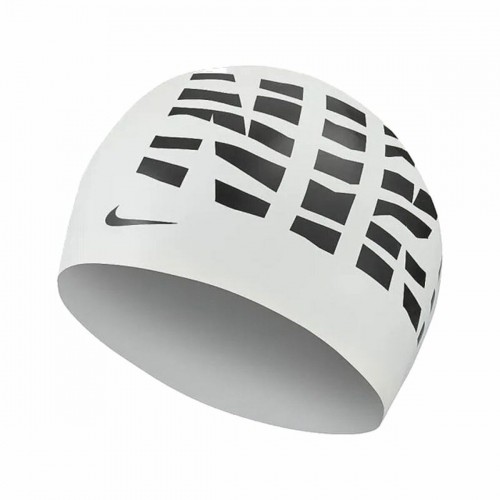 Peldēšanas cepure Nike Graphic 3 Balts Odrasle image 1
