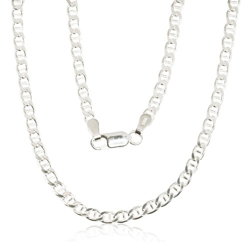 Серебряная цепочка Марина 3 мм, алмазная обработка граней #2400068, Серебро 925°, длина: 50 см, 8.8 гр. image 1
