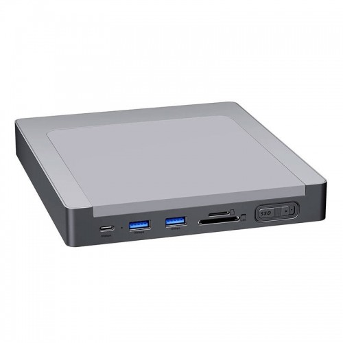 INVZI MagHub 8-in-1 USB-C Docking Station | Hub for iMac with SSD Bay (Gray) image 1