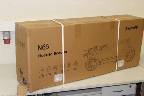 NAVEE  
         
       SALE OUT.  N65 Electric Scooter, Black, DAMAGED PACKAGING   N65 Electric Scooter, 500 W, 10 ", 25 km/h, Black image 1