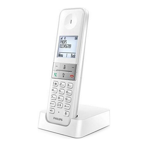 Беспроводный телефон Philips D4701W/34 Белый Чёрный image 1