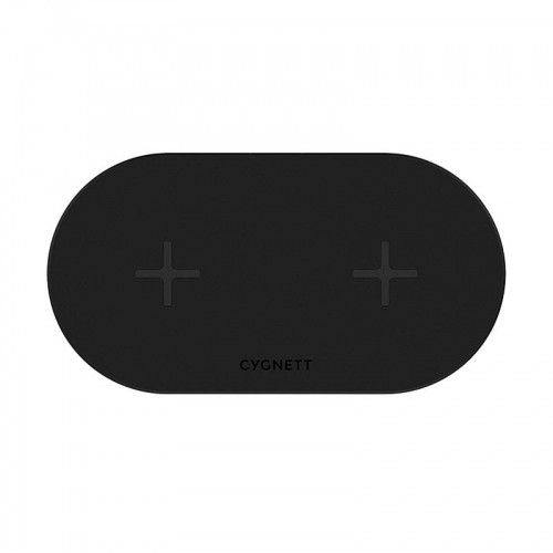 Dual wireless charger Cygnett 20W (black) image 1