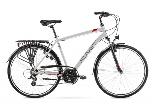 Velosipēds Romet Wagant 28" 2023 silver-red-19" / M image 1