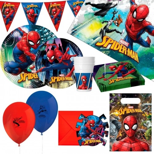 Набор предметов для вечеринки Spiderman 66 Предметы image 1