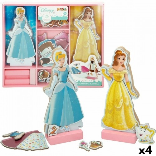 Статуэтки Princesses Disney 9 x 20,5 x 1,2 cm 45 Предметы 4 штук image 1