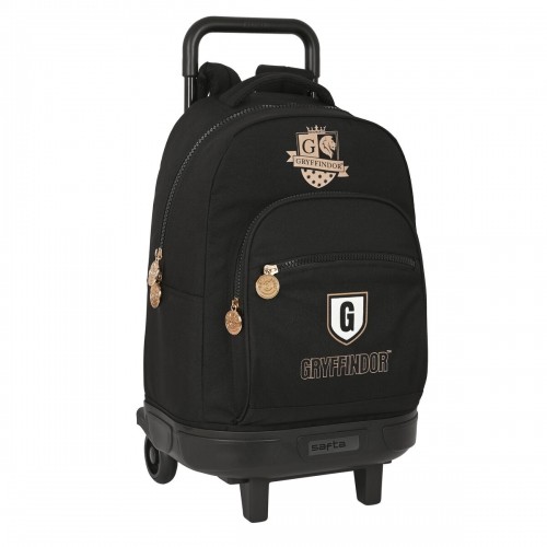 Школьный рюкзак с колесиками Harry Potter Bravery 33 x 45 x 22 cm Чёрный image 1