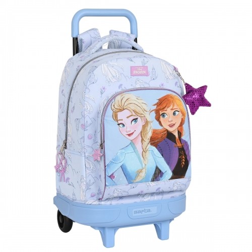 Школьный рюкзак с колесиками Frozen Believe 33 x 45 x 22 cm Лиловый image 1