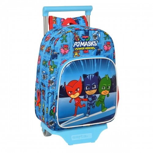 Школьный рюкзак с колесиками PJ Masks 26 x 34 x 11 cm Синий image 1