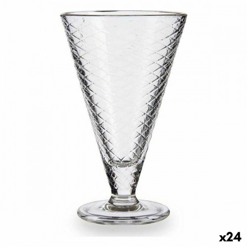 Vivalto Saldējuma un piena kokteiļa glāze Caurspīdīgs Stikls 340 ml (24 gb.) image 1