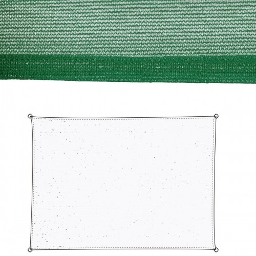 Bigbuy Home Drāna Audekla Nojume 3 x 4 m Polietilēns Zaļš image 1